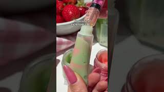 DIY A NEW FLAVOR: STRAWBERRY MATCHA LIP SLEEPING MASK 🍓🍵