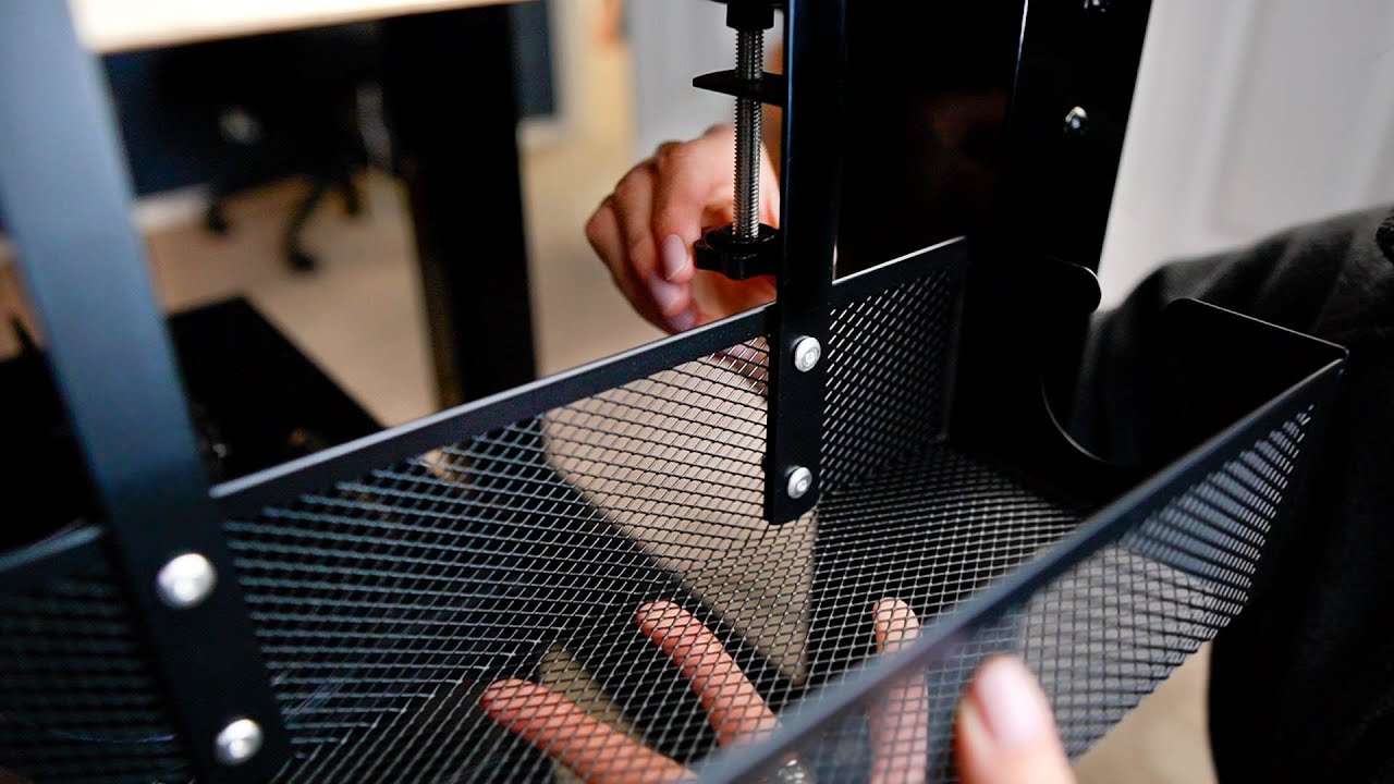 Under Desk Cable Management Tray | Amazon - YouTube