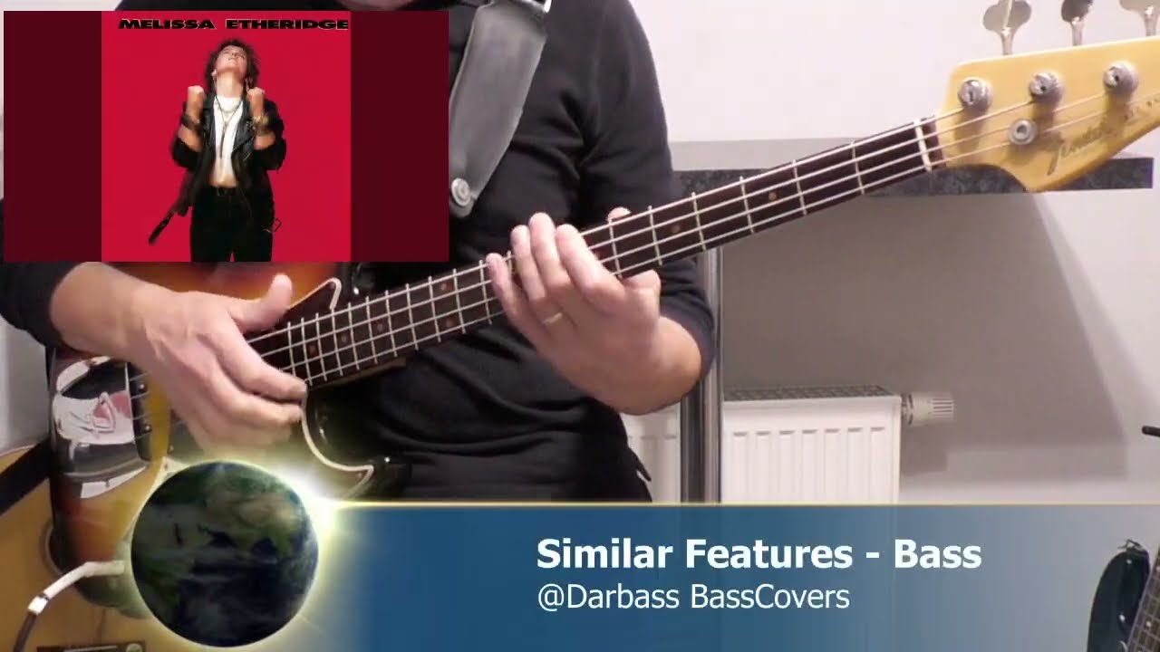 [Melissa Etheridge] Similar Features - Bass Cover 🎧 (with bass tabs pdf)
