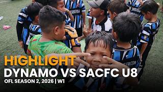 Highlight: Dynamo Falconz (11) Vs (0) SACFC | Under-8 OFL Season 2, 2026  W1