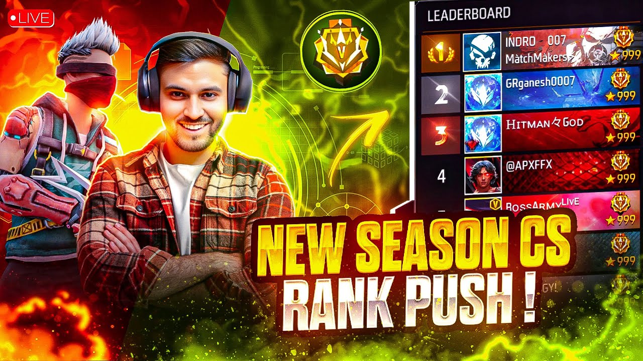 CS Rank Push Against Panel Users☠️ Free Fire