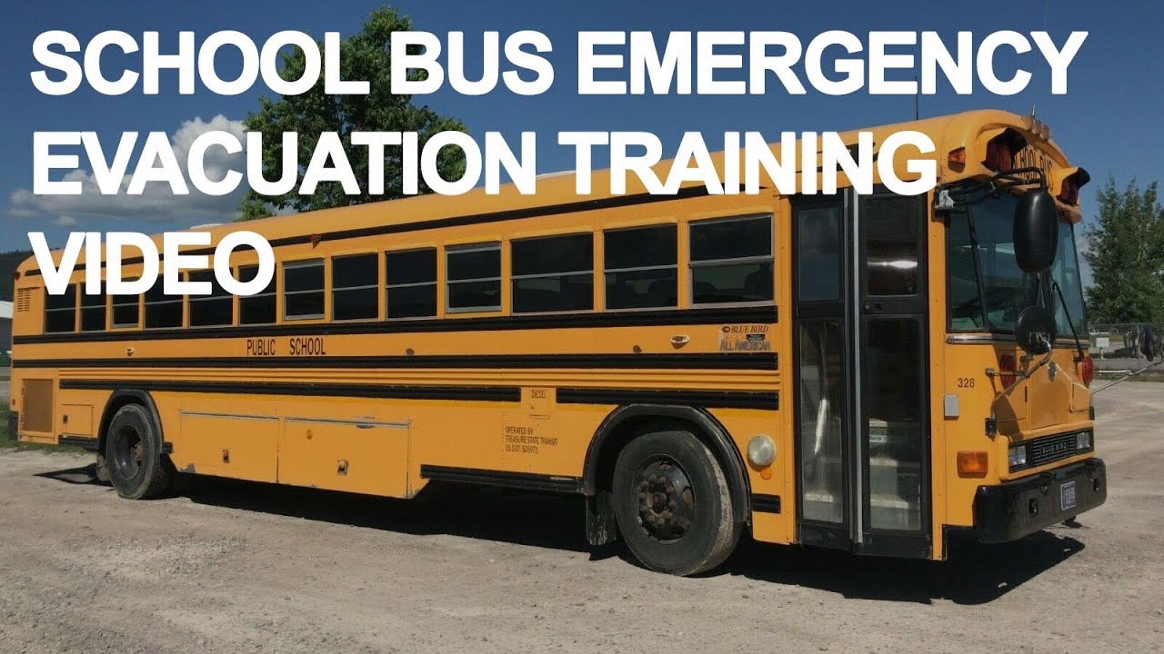 Bus emergency evacuation training video for Sauceda Middle School
