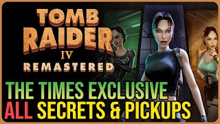 The Times Exclusive 100% Walkthrough – Tomb Raider 4 Remastered – All Secrets & Pickups