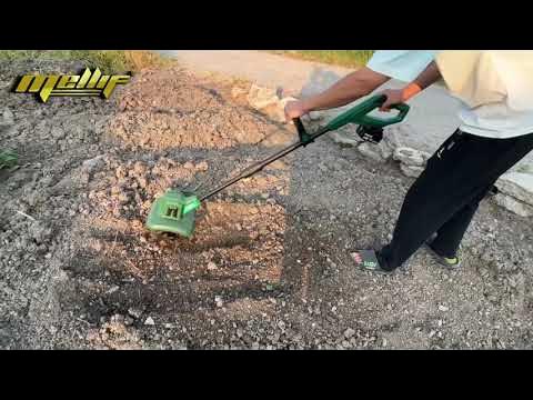 Cordless Tiller Cultivator Compatible With Milwaukee 18V Battery(Tool Only), Ele