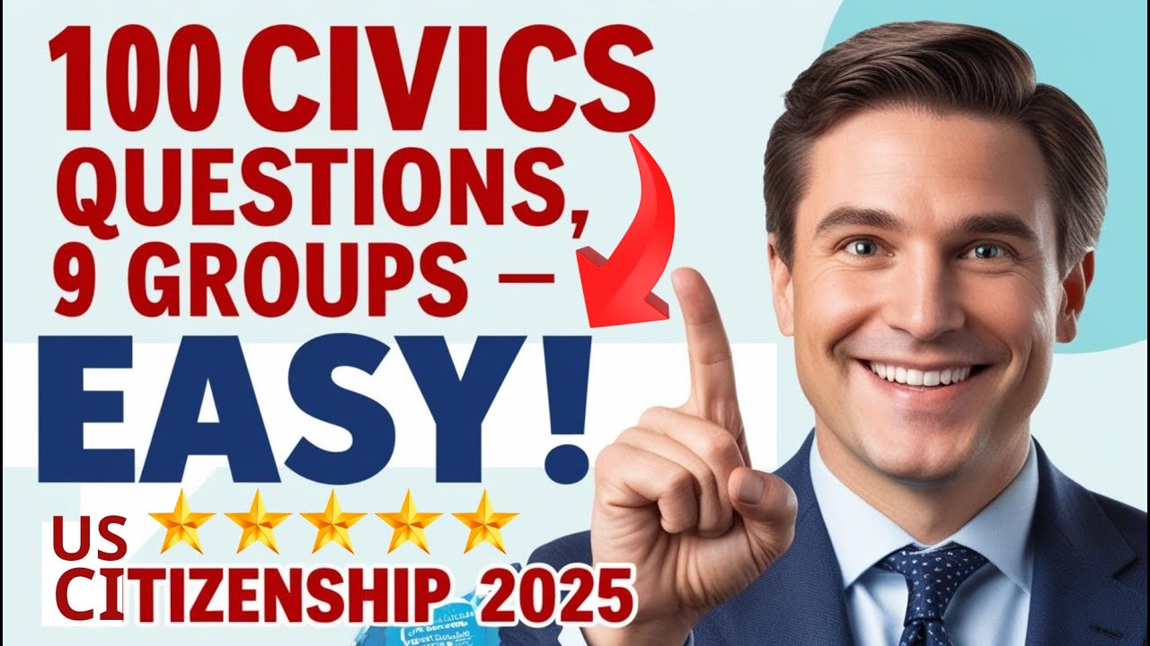 Master EASILY the 100 Citizenship Questions by 9 Groups for US ...