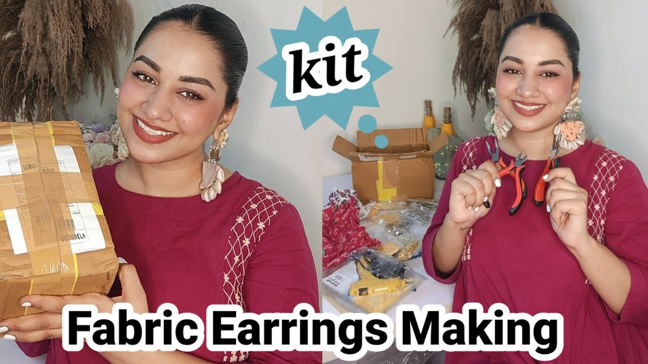 Fabric Earrings Making kit