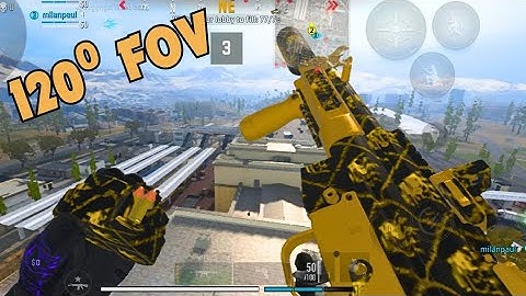 WARZONE MOBILE 120⁰ FOV Max Android Graphics Gameplay
