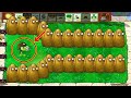 Plants vs Zombies Hack - 1 Gatling Pea vs Tall-Nut vs 99 Gargantuar
