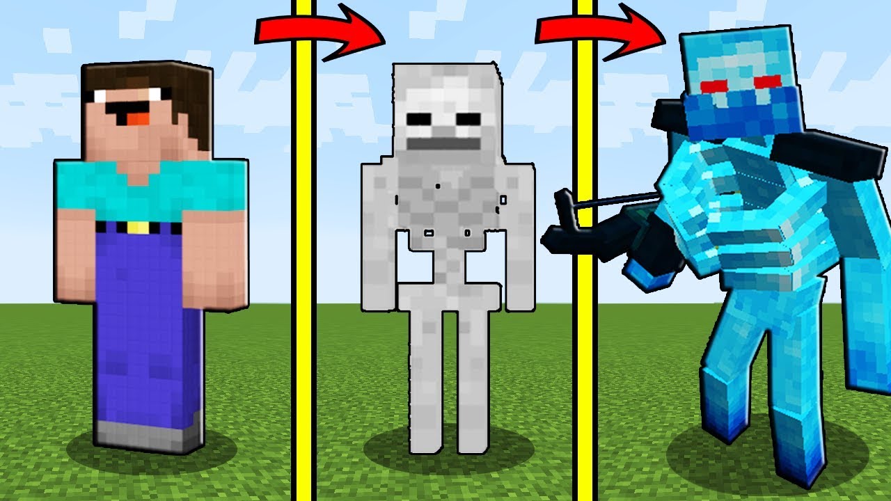 Нубик в майнкрафте рисунок