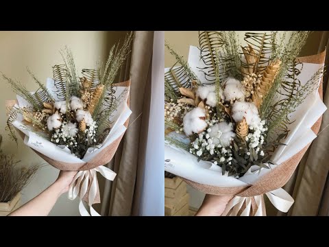 Video: Cara Membuat Buket Bunga Kering