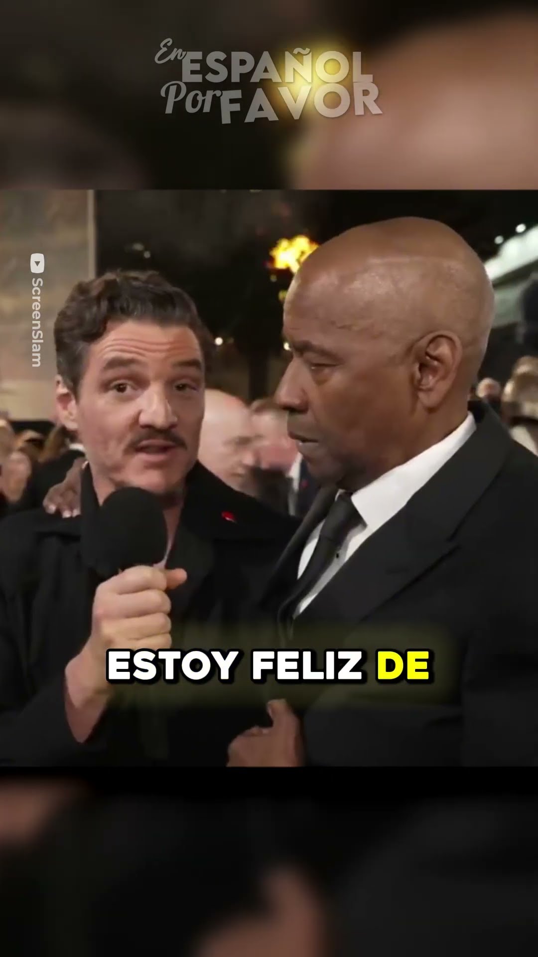 Denzel Washington Trollea a Pedro Pascal en la Premier de Gladiador II #cine #español #hollywood