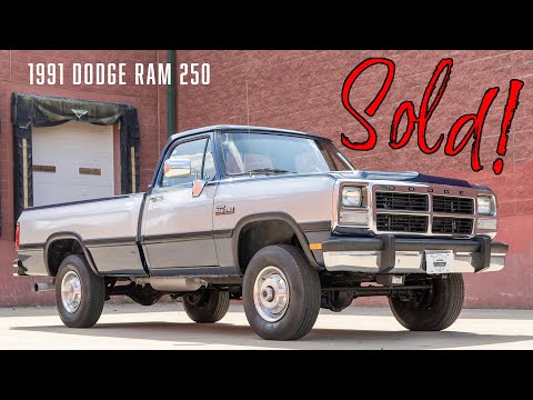 4x4 1991 Dodge Ram 250 Cummins Turbo Diesel