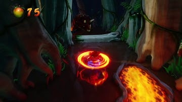 Crash Bandicoot 3 HD - Bone Yard Walkthrough - RED GEM PATH - N. Sane Trilogy