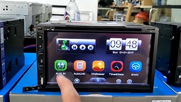 Cogoo CG-HD02 6.95 inch HD Series USB SD BT DVD Universal Player