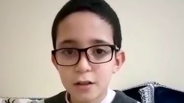 المشارك انس سنيني من مدينة الريش في مسابقة تجويد القرآن الكريم