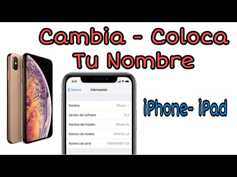 Video: Cómo Cambiar El Nombre Del IPod