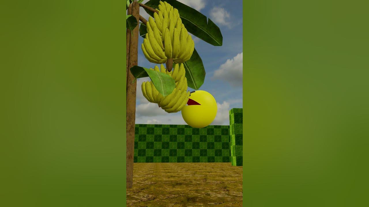 PACMAN & BANANAS shorts YouTube