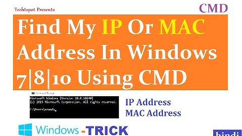 How To Find IP Address In Windows - Hindi Urdu