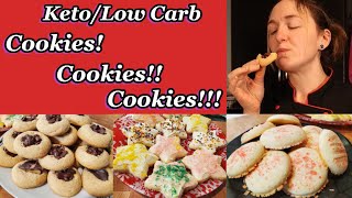 Keto/Low Carb Holiday Cookie Recipes! No Almond Flour- Part 1