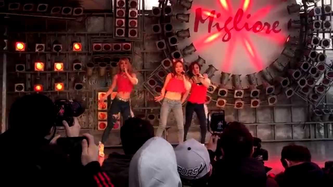 [EVE][직캠]걸그룹 이브 EVE夏娃组合 GiRLS GET UP live 0314 동대문 밀리오레 공연 YouTube