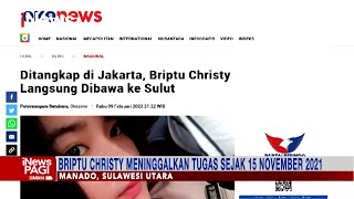 Lama Menghilang, Polwan Briptu Christy Ditangkap di Jakarta #iNewsPagi 10/02