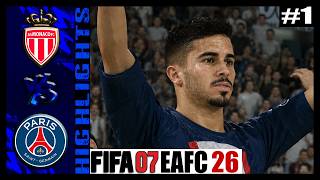 Rebuilding PSG in my FIFA 07 EAFC 26 Patch Career Mode 🔥 Can I win the UEFA Champions League #1