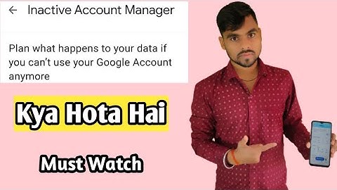 Inactive Account Manager In Gmail Account - RSA Techz 🔥 🔥 🔥