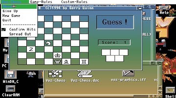 AMIGA VOZ CHESS v1 VOZCHESS WB GAME WORKBENCH Gerry Quinn Assassins CD 1 Ultimate Games 94 Collectio