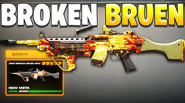 new FASTEST KILLING LMG in WARZONE 3! 👑 (Best BRUEN MK9 Class Setup) - MW3