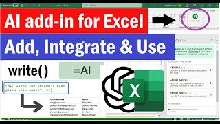 AI Tools for Excel | How to use AI in Excel sheet  | ChatGPT for excel sheet screenshot 5