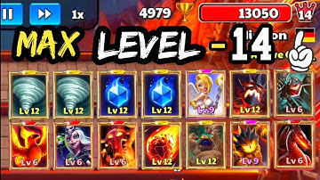 Fight Against 🔥 Max Level 14 🔥 Castle Players? Castle Crush 