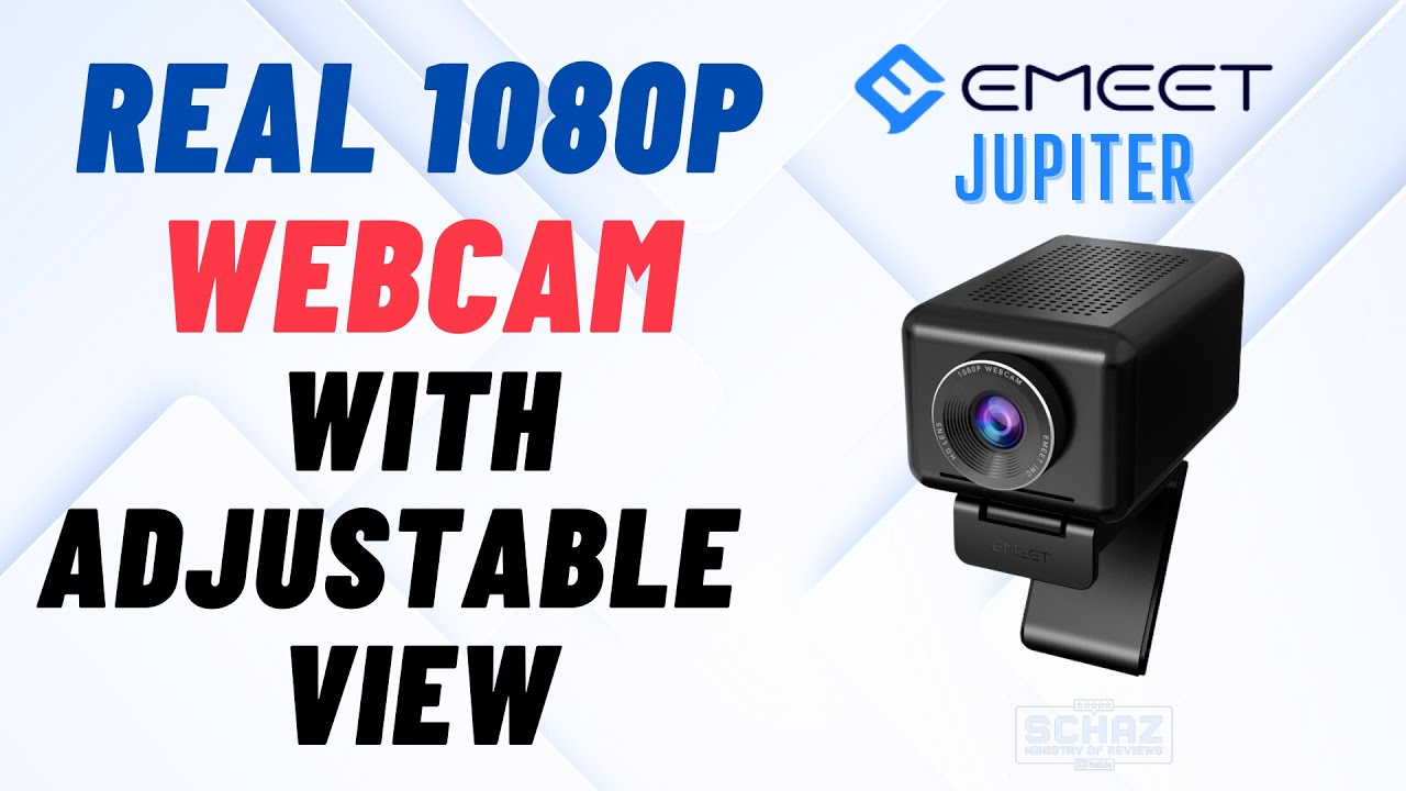 eMeet Jupiter 1080p AI Webcam 🌟 UNBOXING REVIEW