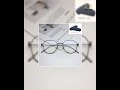 Vintage Round Big Face Prescription Glasses Frame