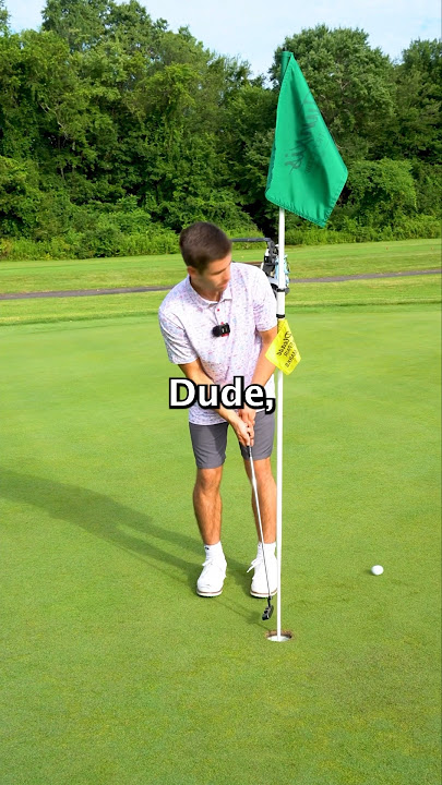 It was a gimme anyways ⛳️ #golf