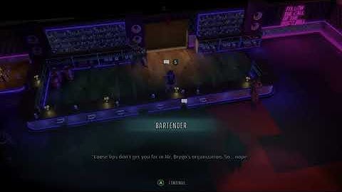 Wasteland 3 - Big Trouble In Little Vegas: Speak To Bartender Kick Ass Dialogue Choice XBOX (2020)