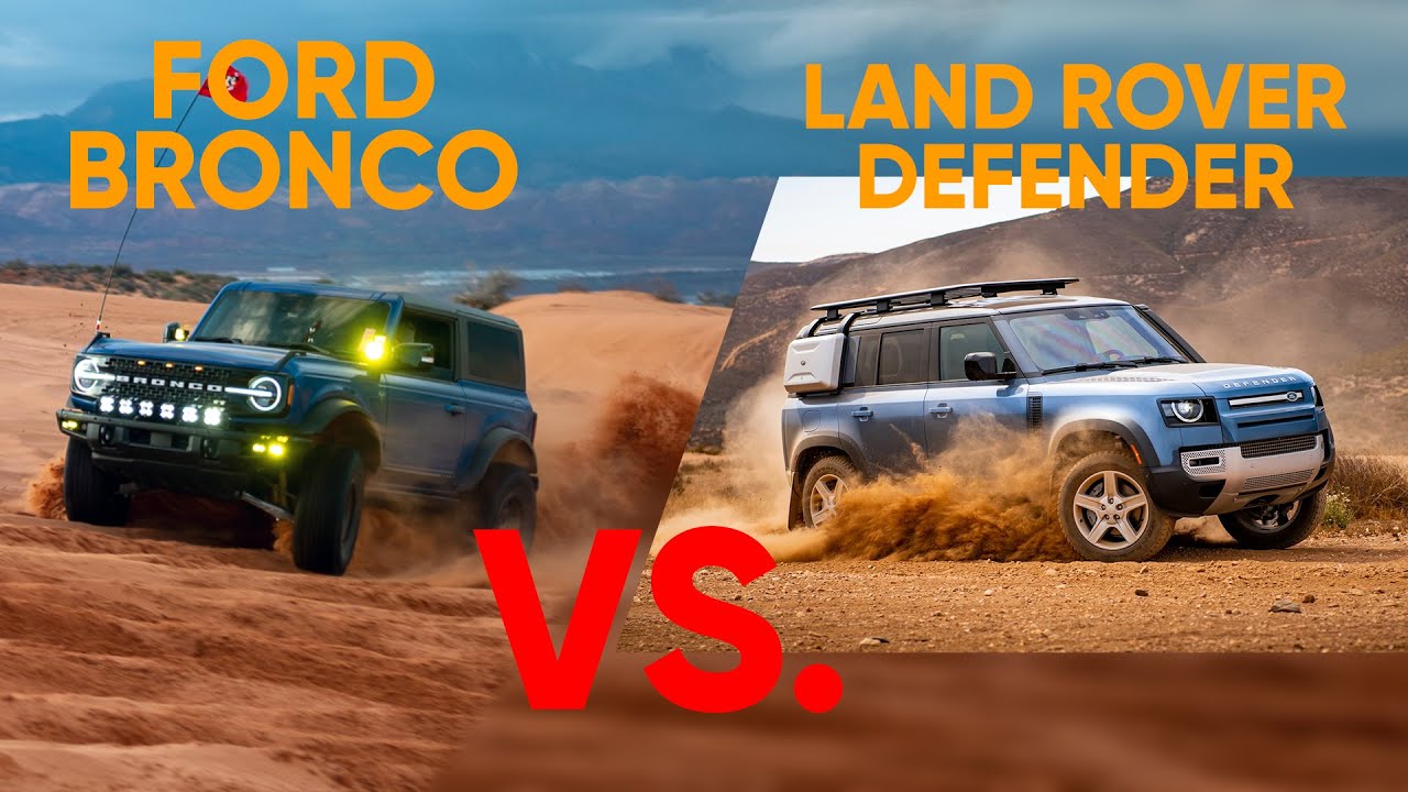 Ford Bronco Vs Land Rover Defender - YouTube