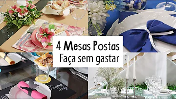 Como decorar a mesa?