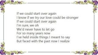 Céline Dion - If We Could Start Over Lyrics