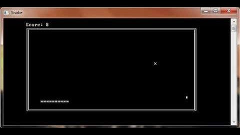 Snake (Video Game) in C Programming Language
