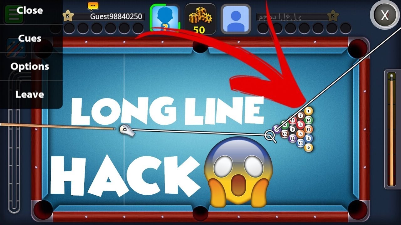 8 ball pool hacked full version long string line 2020 | Fun hackers - 