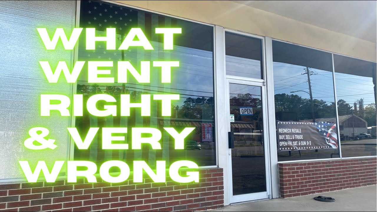 We Opened a Thrift Store! Our First Day Open! - YouTube