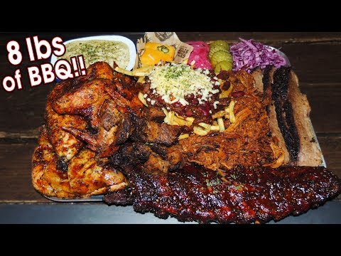 Massive English Bbq Challenge W Ribs, Chicken, x Burnt Ends!!