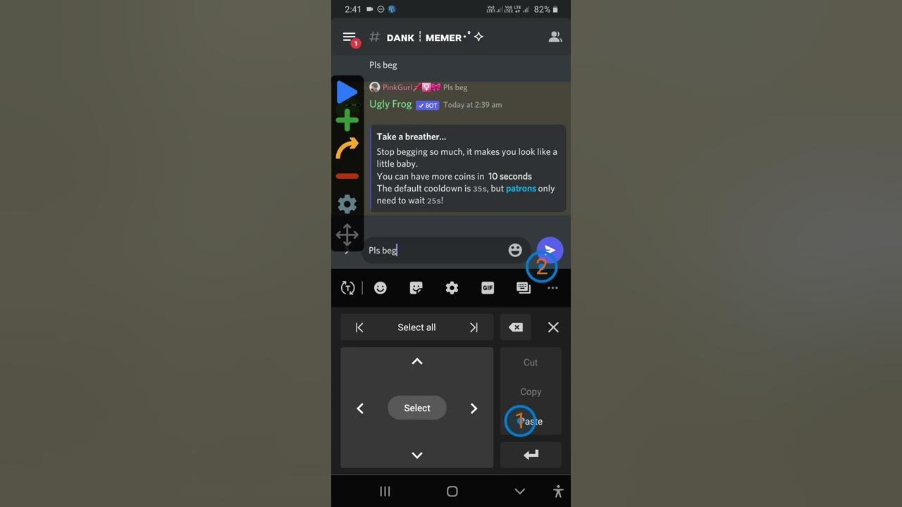 Dank Memer Afk Money grinder iOS and android.