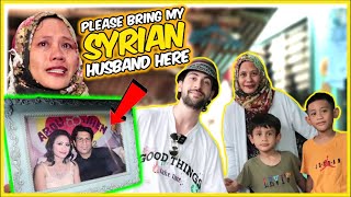 Helping a FILIPINA Wife Reunite with SYRIAN Husband + Syrian-Filipino KIDS) 🇵🇭🇸🇾