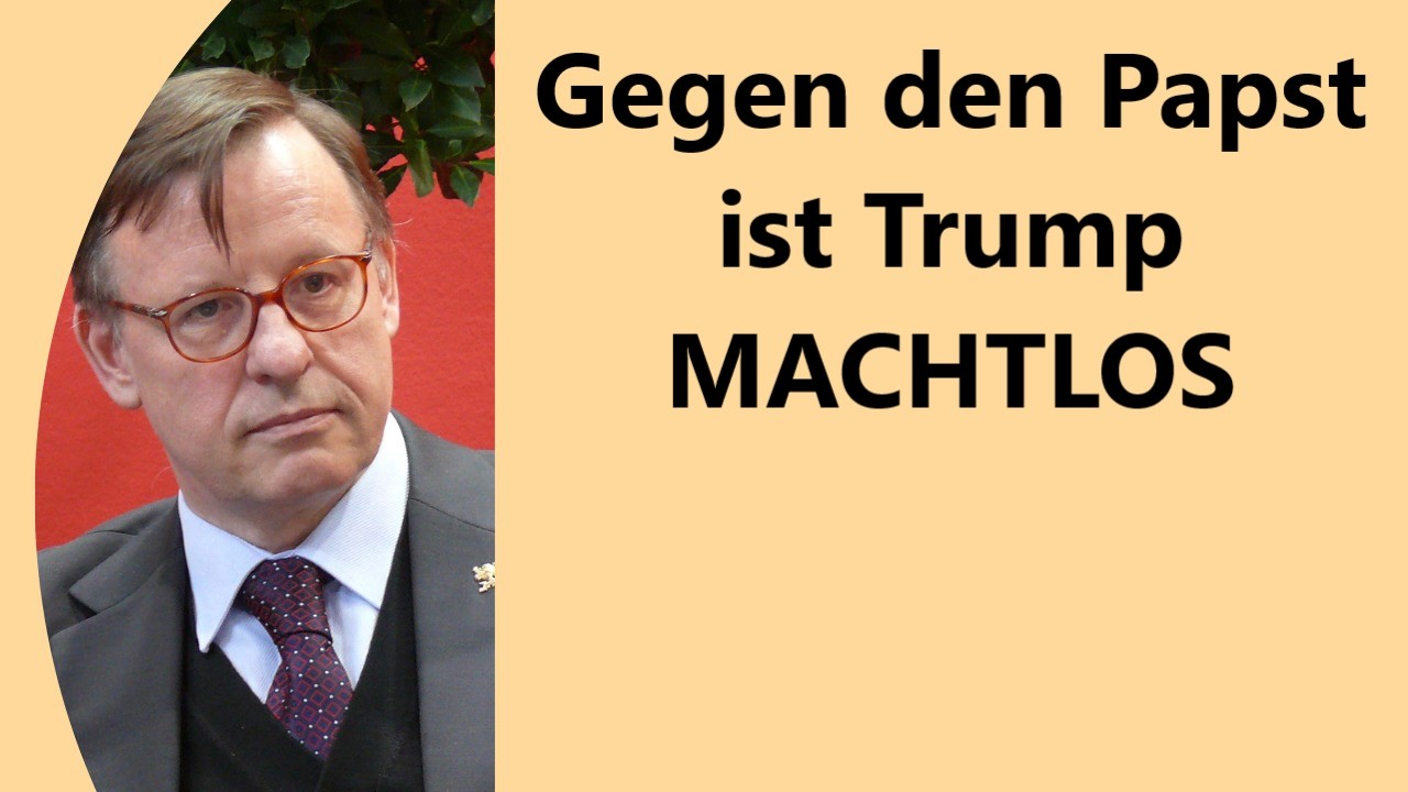 Aufatmen, dass endlich jemand Trump Grenzen aufzeigt - Sehnsucht nach moralischer Autorität