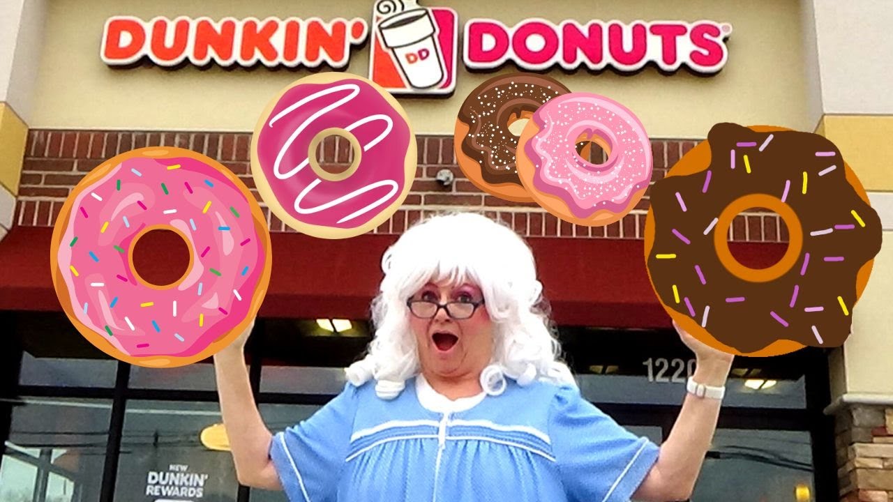 Granny McDonalds Dunkin Donuts Taste Test Brownie Batter Doughnuts