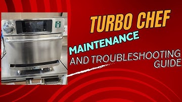 Turbo Chef Oven Maintenance and Troubleshooting Guide (Error Code Overview)