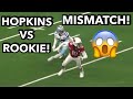 DeAndre Hopkins vs ROOKIE Trevon Diggs (2020) WR vs CB