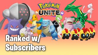 Master Rank + Customs - Pokemon Unite - Ranked with Viewers