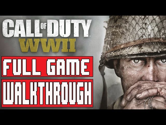 Call of Duty WW2 FULL Game Walkthrough - No Commentary (PC 4K 60FPS) 